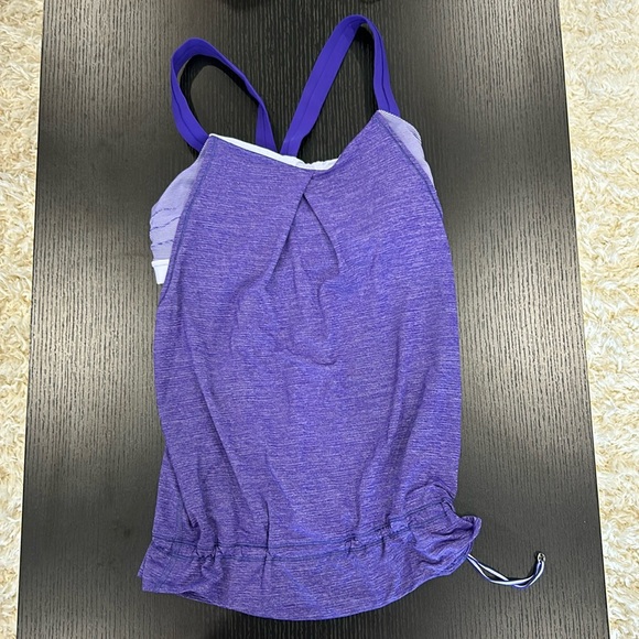 Lululemon tank with built in bra and drawstring bottom - Picture 1 of 2